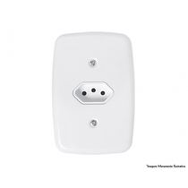 Tomada Ideale Br 2P+T 10A 250V C/Pl 3211 c/12pcs