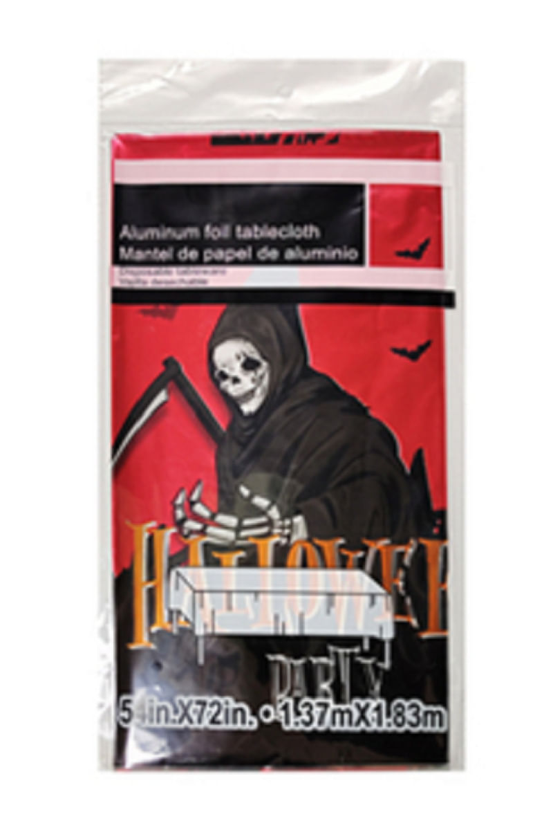 Toalha de Mesa Metalizada Tema Halloween - Decoração