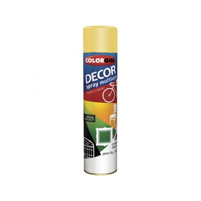 Tinta Spray Colorgin Decor Amarelo (Nr23-Onu 1950) c/6pcs