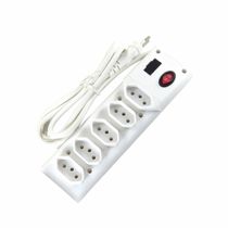 Tomada Extensão Com 5 Saídas 100 Até 250v Corrente 10a