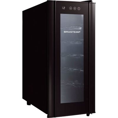 Adega Brastemp All Black para 12 Garrafas - BZC12BE Preto / 110V