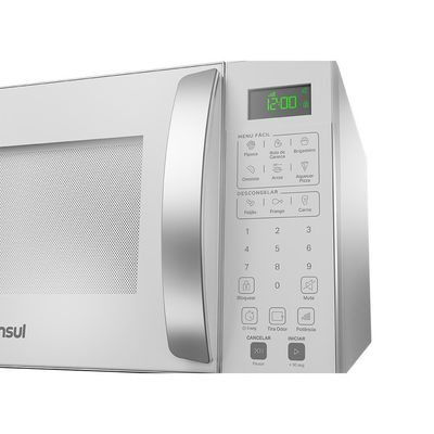 Microondas 32 Litros com Menu Fácil 900W CMS46AB Consul Branco / 110V