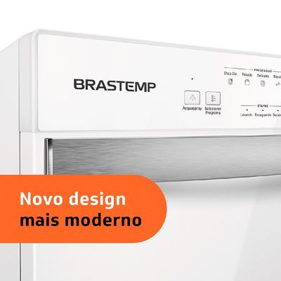 Lava-Louças 8 Serviços de Lavagem BLF08BB Brastemp Branco / 220V