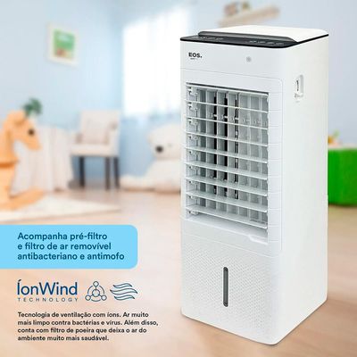 Climatizador de Ar Eos Reverso 7 Litros com Controle Remoto ECL70Q Branco / 220V