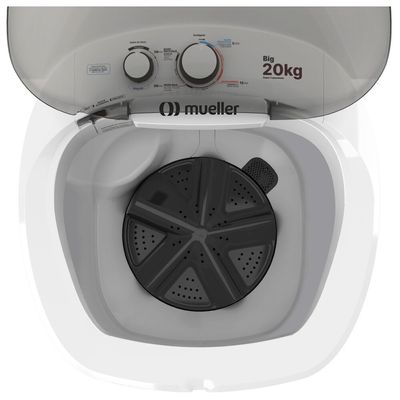 Lavadora de Roupas Semiautomática 20,1Kg Mueller Big Branco / 110V