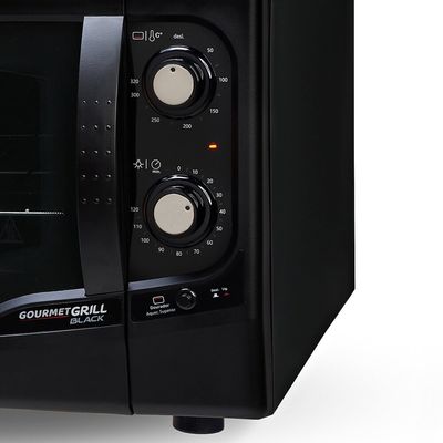 Forno Elétrico Gourmet Grill Autolimpante 44 Litros Fischer Preto / 110V