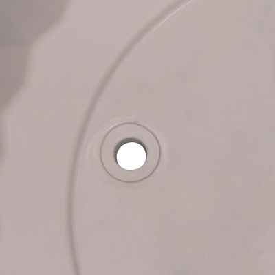 Vaso Cachepot Wave 31cm Branco Antigo