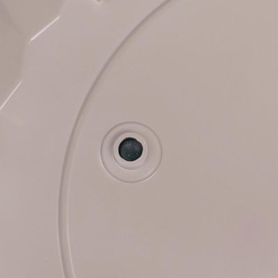 Vaso Cachepot Wave 31cm Branco Antigo