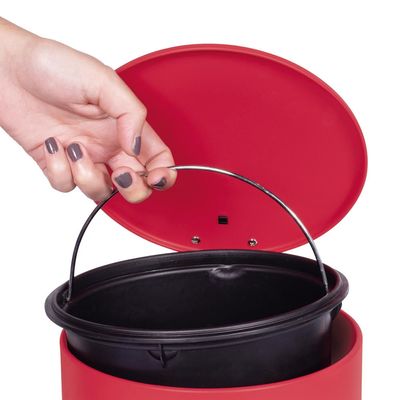 Lixeira Modern Vermelha 5L