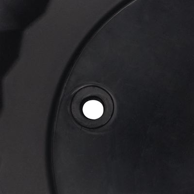 Vaso Cachepot Wave 15cm Preto