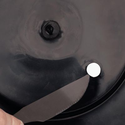Vaso Cachepot Wave 15cm Preto