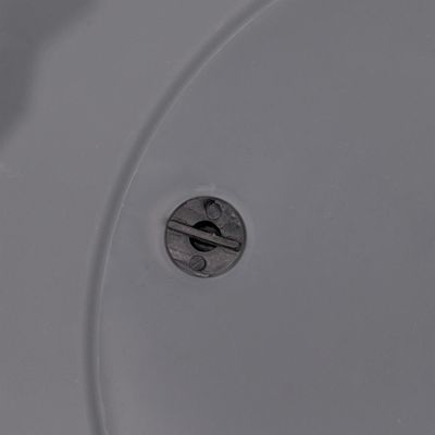 Vaso Cachepot Wave 37cm Cinza