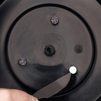 Vaso Cachepot Wave 37cm Preto