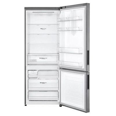 Geladeira LG Inverter Bottom Freezer 451L Platinum GC-B569NLLM 127V