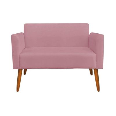 Kit 01 Namoradeira E 01 Poltrona Castanho Rose
