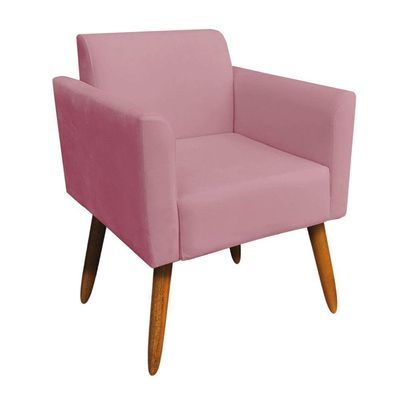 Kit 01 Namoradeira E 01 Poltrona Castanho Rose