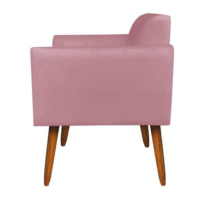 Kit 01 Namoradeira E 01 Poltrona Castanho Rose