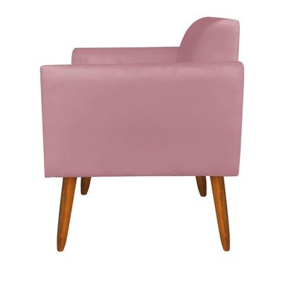 Kit 01 Namoradeira E 01 Poltrona Castanho Rose