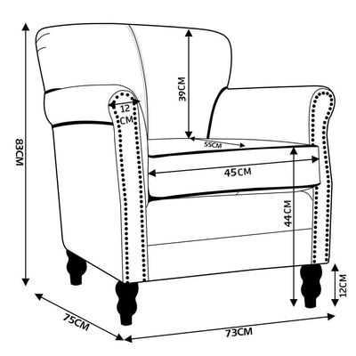 Kit 03 Poltronas Decorativas Sala de Estar Brunei Pés Madeira Couro Mel - Gran Belo