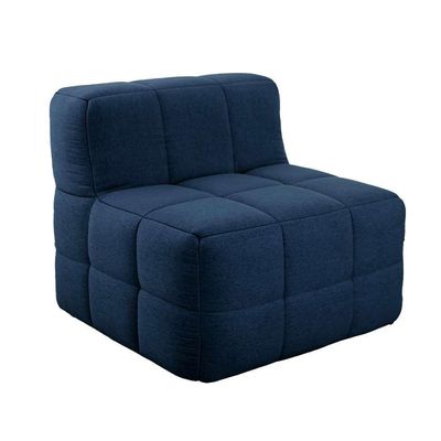 Sofá Guldi Popup com 2 Módulos Centrais e Canto Linho Azul