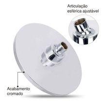 Ducha Chuveiro Articulado Lorben Redondo Para Aquecedor Solar Gás Gt6181