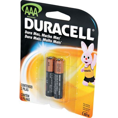 Pilha Palito Alcalina com 2 Unidades Duracell