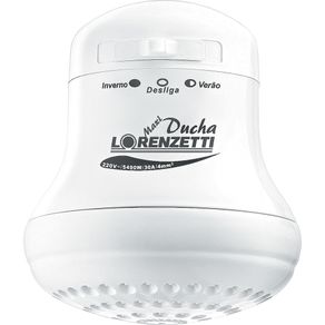 Ducha Maxi Ducha 3 Temperaturas Lorenzetti 220V Menor preço em Ducha Maxi Ducha 3 Temperaturas Lorenzetti 220V