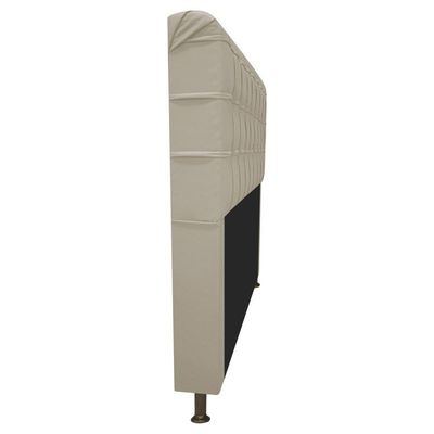 Cabeceira Estofada Dama 90 Cm Solteiro Corano Bege