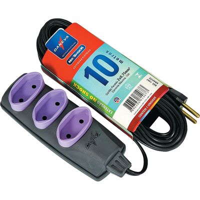 Extensão PL Múltipla 10m No Shock Daneva
