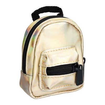 Minimochilas Real Littles Backpack - Dourado