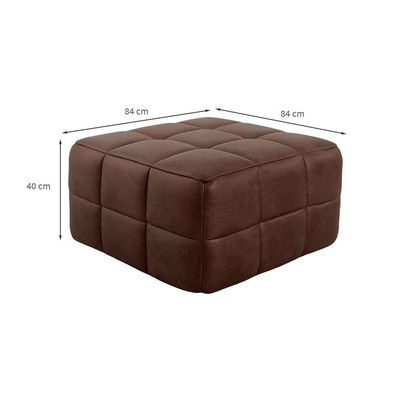 Módulo Puff Sofá Guldi Popup Corino Café