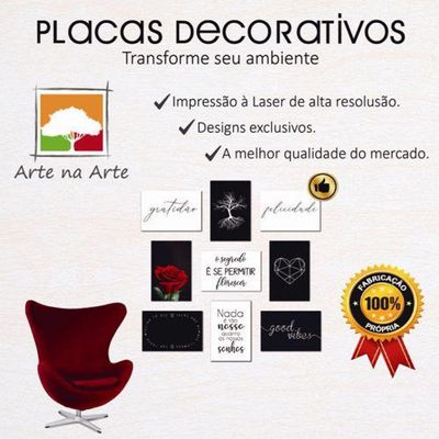 Kit Placas Quadros Decorativos 20 x 30 Travel 5 Unidades