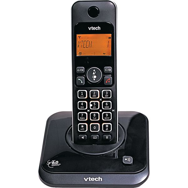Telefone sem Fio com Identificador e Viva Voz Dect Lyrix Vtech 550 - Preto