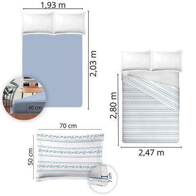 Jogo de Cama King Size 300 fios Nova América - Taylor (7772)