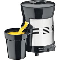 Extrator de Suco Profissional Mondial Premium Turbo E-10 Preto/Prata Bivolt