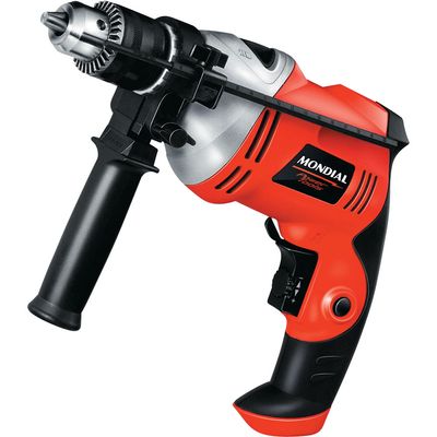 Furadeira de Impacto 750W 1/2" com Empunhadura Auxiliar e Limitador de Profundidade FFI05 Mondial 127V