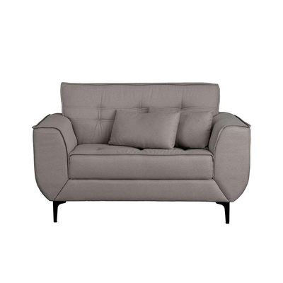 Sofá 2 Lugares Piacenza Linho Cinza 152 cm