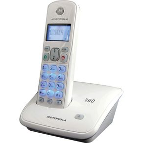 Telefone sem Fio com Identificador Viva Voz Dect 6.0 e 1.9GHz Motorola Auri 3500W