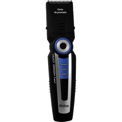 Conjunto de Aparador de Pelos Recarregável Philco Multi Groom 7 em 1 Bivolt