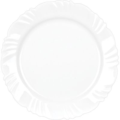 Prato de Vidro Raso 25cm Pétala Opaline Duralex