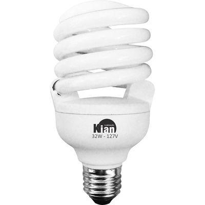 Lâmpada Espiral 32W Kian Branca 127V
