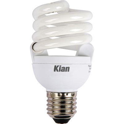 Lâmpada Espiral 25W Kian 127V Amarela