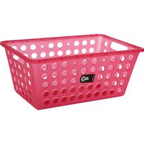 Cesta Organizadora Grande com Alça 10806 Coza Rosa