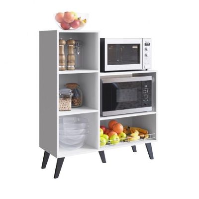 Balcão Fruteira Com Porta Para Fornos Xangai Branco