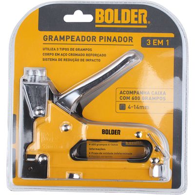 Grampeador Pinador 3 em 1 Bolder