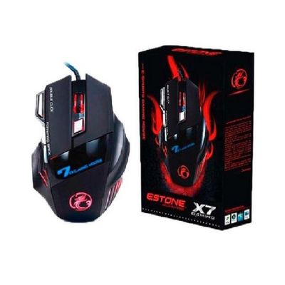 Mouse Gamer Usb 2.0 2400 Dpi Ótico X7 Botões Gamer