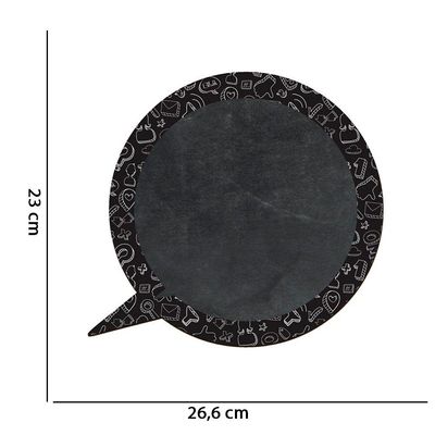 Quadro Lousa Decorativo balão de Fala´´