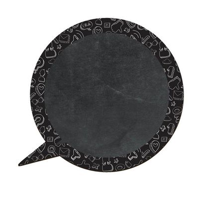 Quadro Lousa Decorativo balão de Fala´´