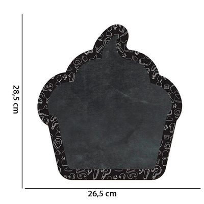 Quadro Lousa Decorativo cupcake´´