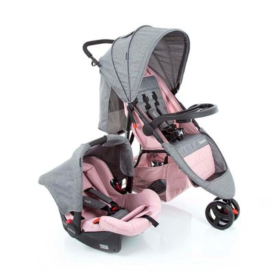 Travel System Jetty Duo Cosco - Rosa Mescla